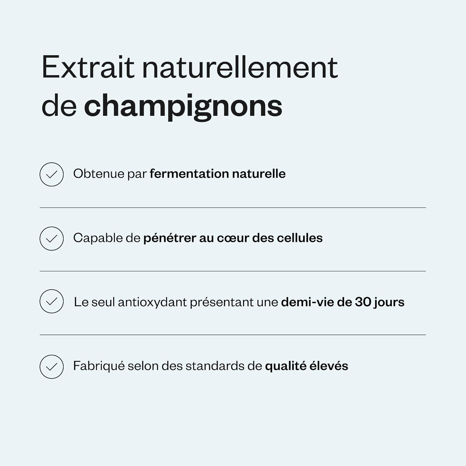 Thumbnail 3 de Supersmart L-ergothionéine 5 mg (extrait naturel de champignons) – 30 gélules végétariennes