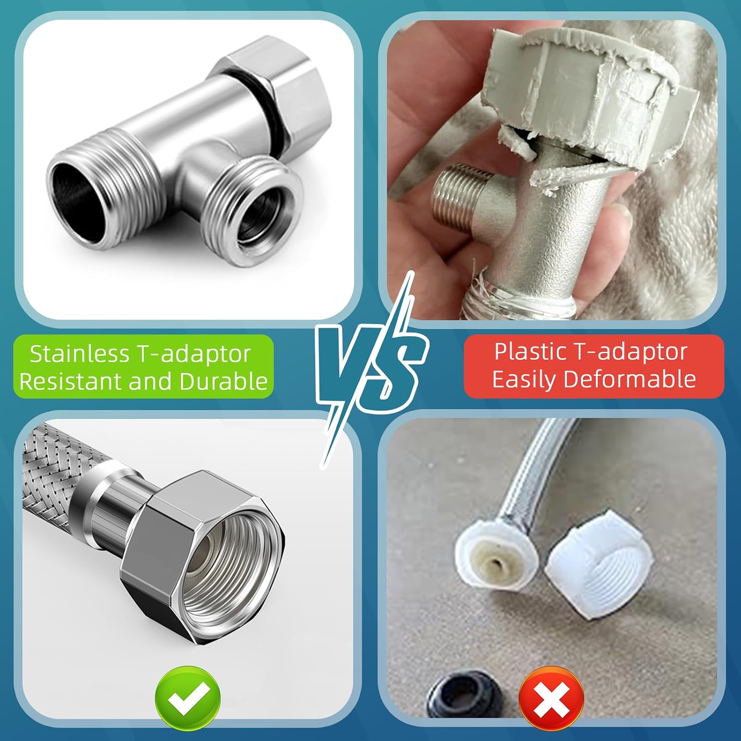 Thumbnail 5 de FASENZA FASENZA-W-1P Non-Electric Bidet Attachment with Dual Nozzles