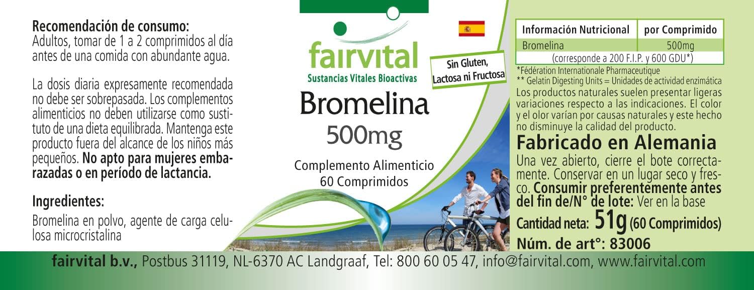 Thumbnail 4 de Bromelina 500mg Vegana - Enzima de Piña - Calidad Alemana 🌱