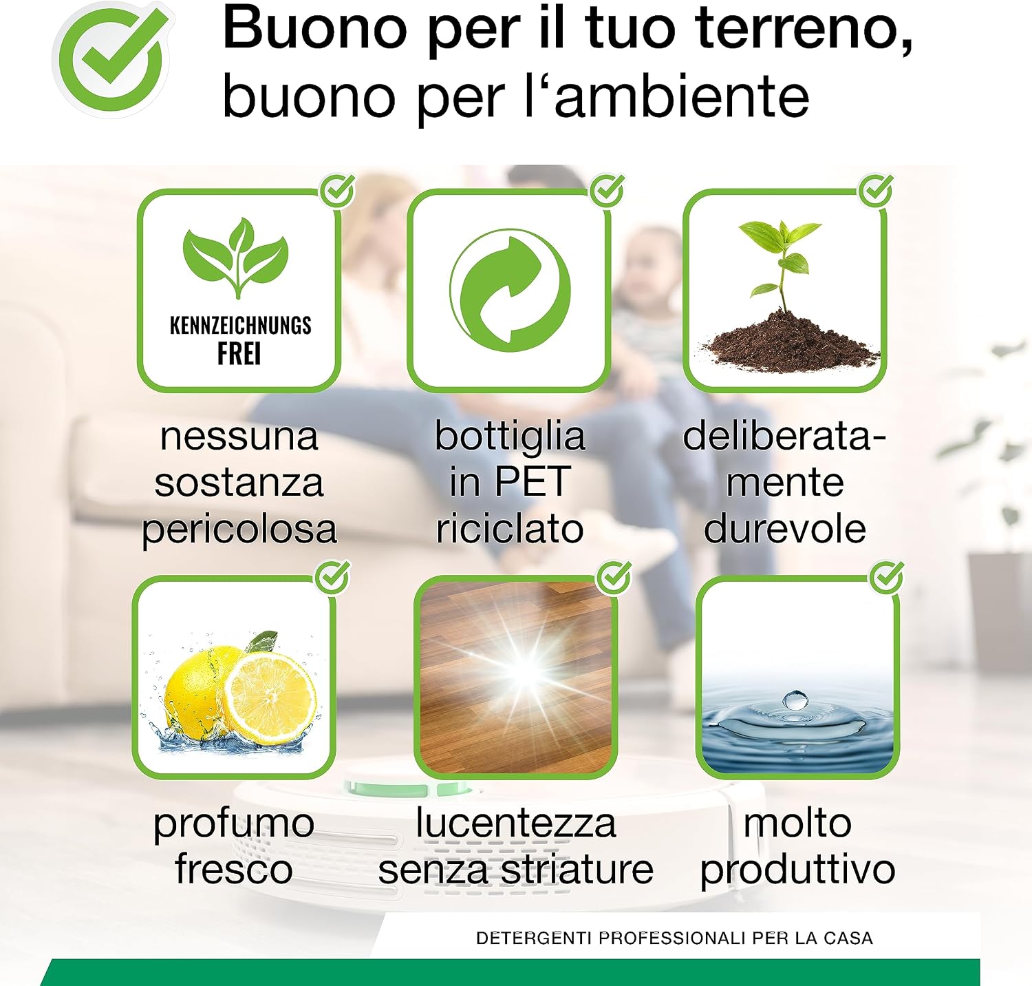 Thumbnail 2 de BiOHY Detersivo per pavimenti 2×1 l concentrato