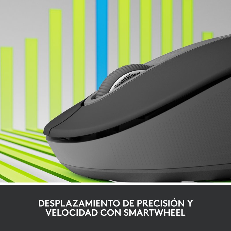 Detalle 2 de Logitech Signature M650 L Ratón inalámbrico para zurdos, 2000 DPI