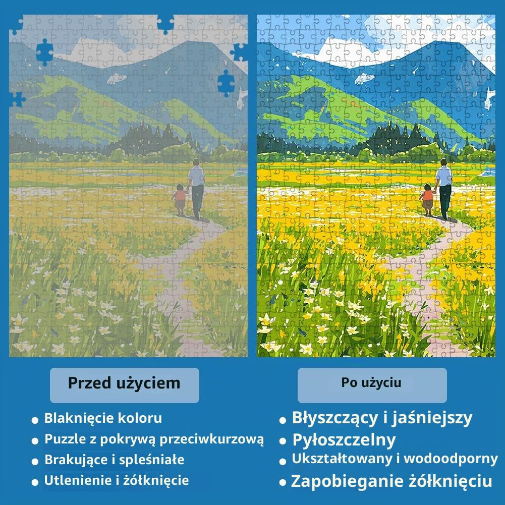 Detalle de Ainiv 4731314 – klej do puzzli PVA 300 ml z aplikatorem gąbkowym