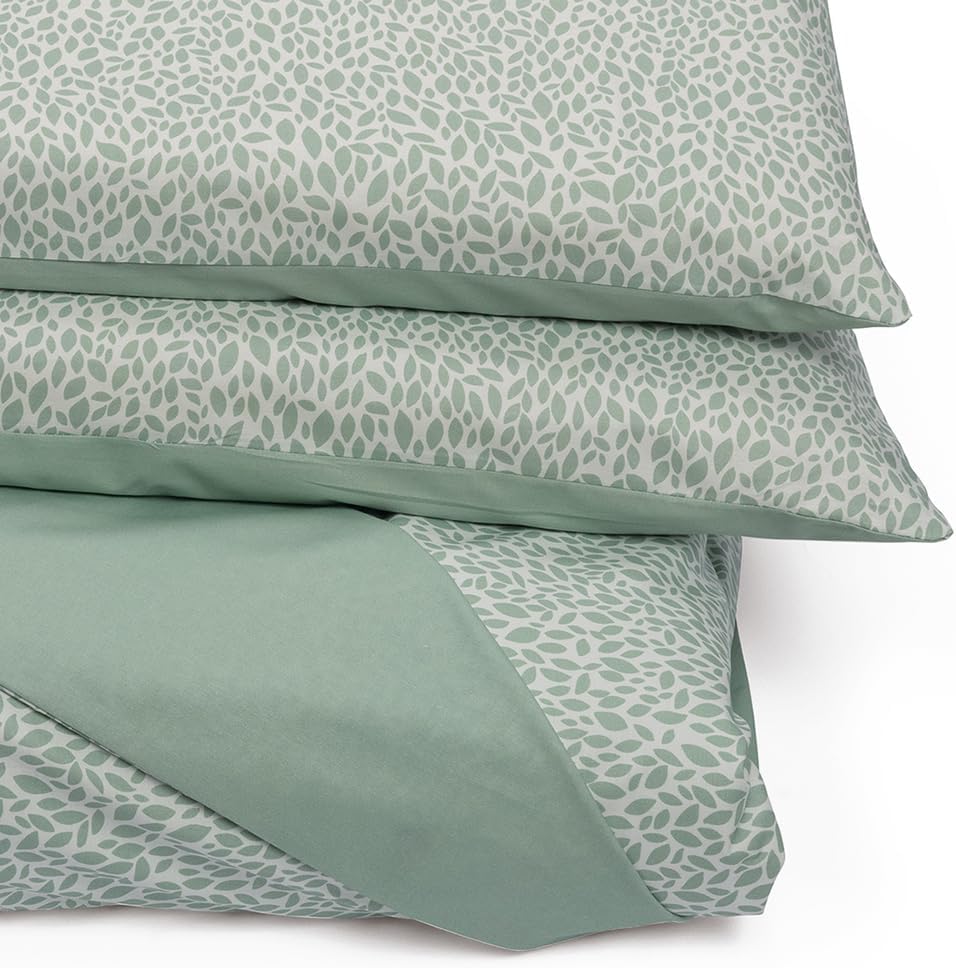 Thumbnail 1 de Foppapedretti Notte & Nature – Housse de Couette 2P en coton percale 200 fils, Salvia