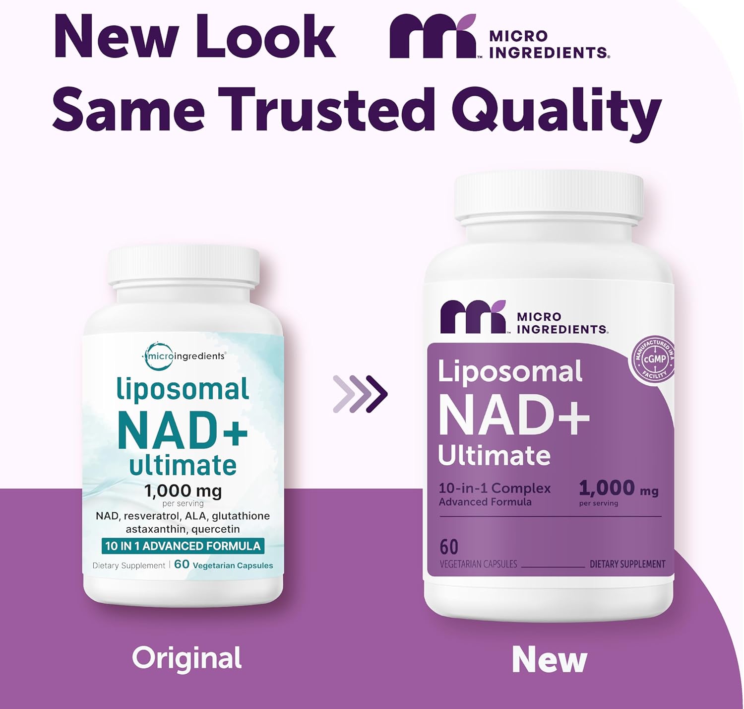 Detalle de Micro Ingredients NAD+ Supplement 1,000 mg