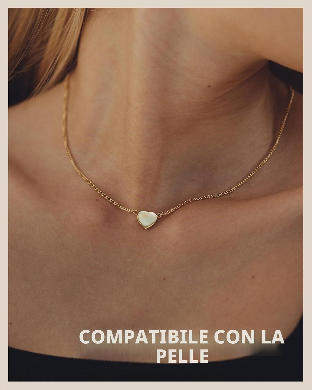Detalle 2 de GD GOOD.designs Collana cuore 40+5cm