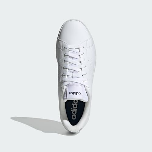 Thumbnail 4 de adidas Advantage Base 2.0, scarpe da uomo con lacci, bianco e Shadow Navy