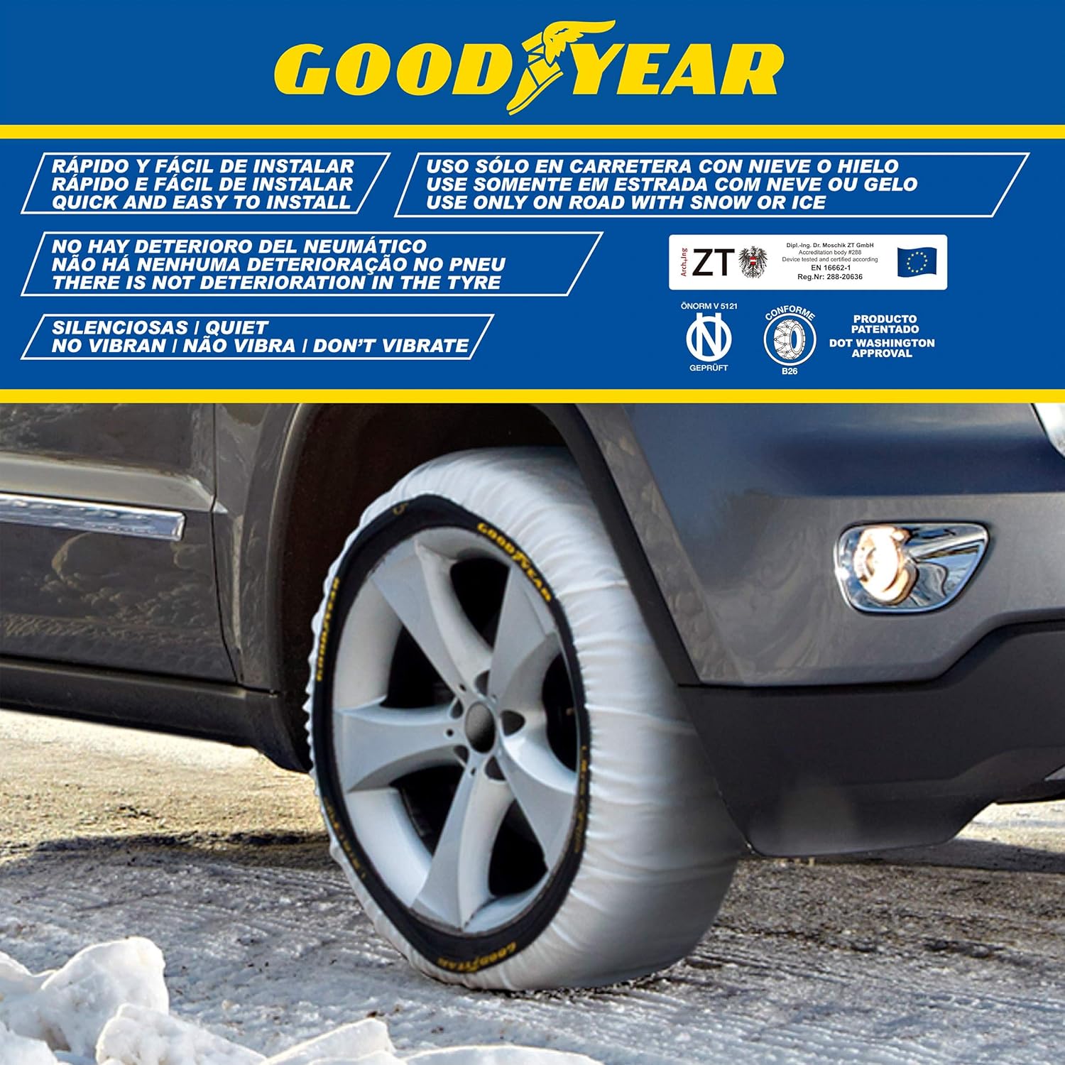 Detalle de Goodyear Ultra GRIP XXL catene da neve