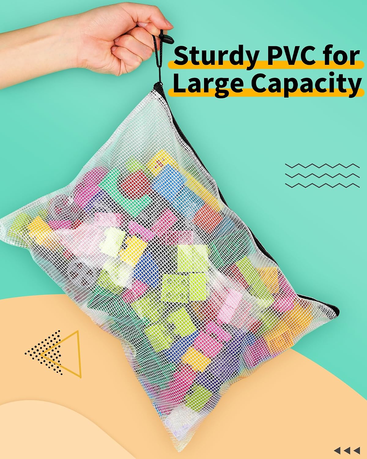Detalle de Smarpau A5 Plastic Wallets Folders with Zips (24-pack) – A5 zip lock document pouches in black