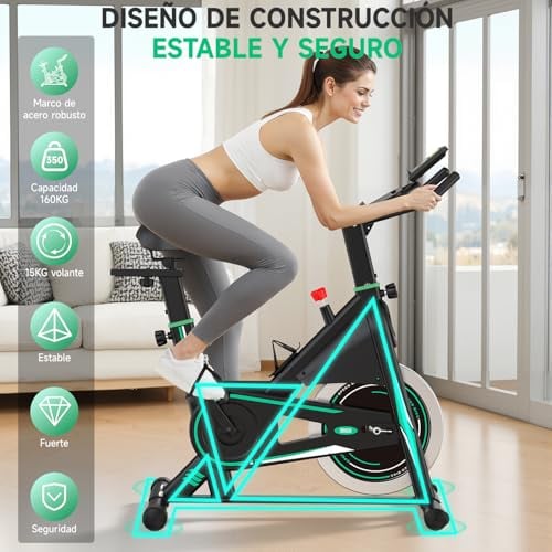 Thumbnail 1 de DMASUN Bicicleta Estática 160 kg