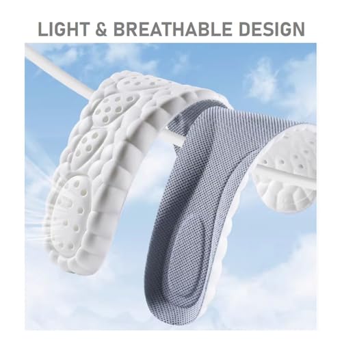 Detalle de VivoFoot 2 Pair Anti-Fatigue Foam Comfort Insole (UK7-10, Grey) review