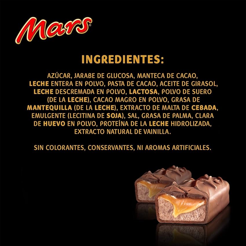 Detalle 2 de Mars Chocolatina Mars de turrón y caramelo 24 unidades