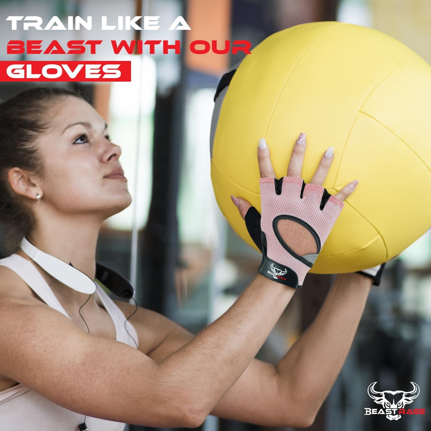 Thumbnail 6 de BEAST RAGE Weight Lifting Gloves for Crossfit