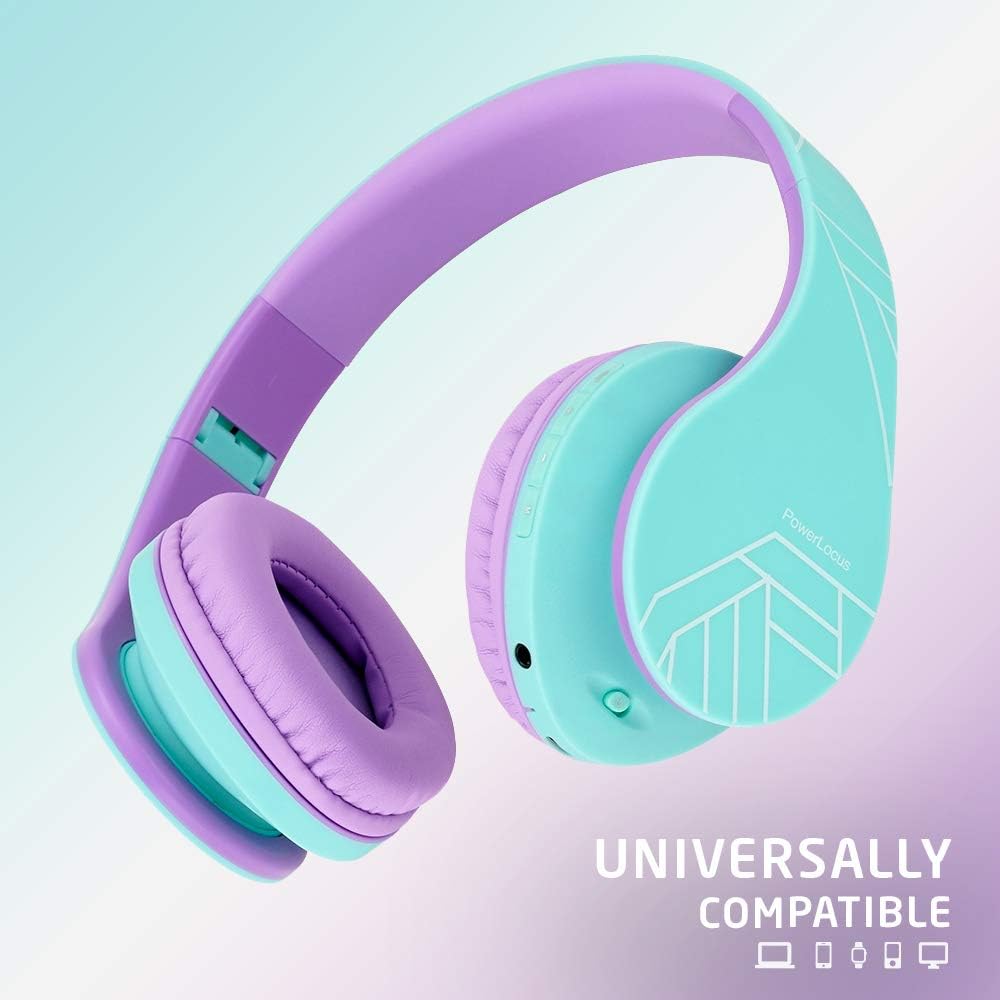 Thumbnail 6 de PowerLocus KinderKopfhörer P2 – Bluetooth Over-Ear mit 85 dB Lautstärkebegrenzung, faltbar, Mikrofon, Kabel- oder Micro-SD-Modus
