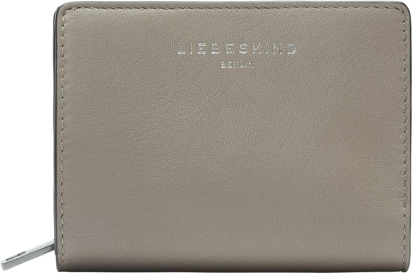 Detalle de Liebeskind Berlin Thea WALLET M SHEEP NATURAL – Geldbörse aus Schafleder in neutral grau