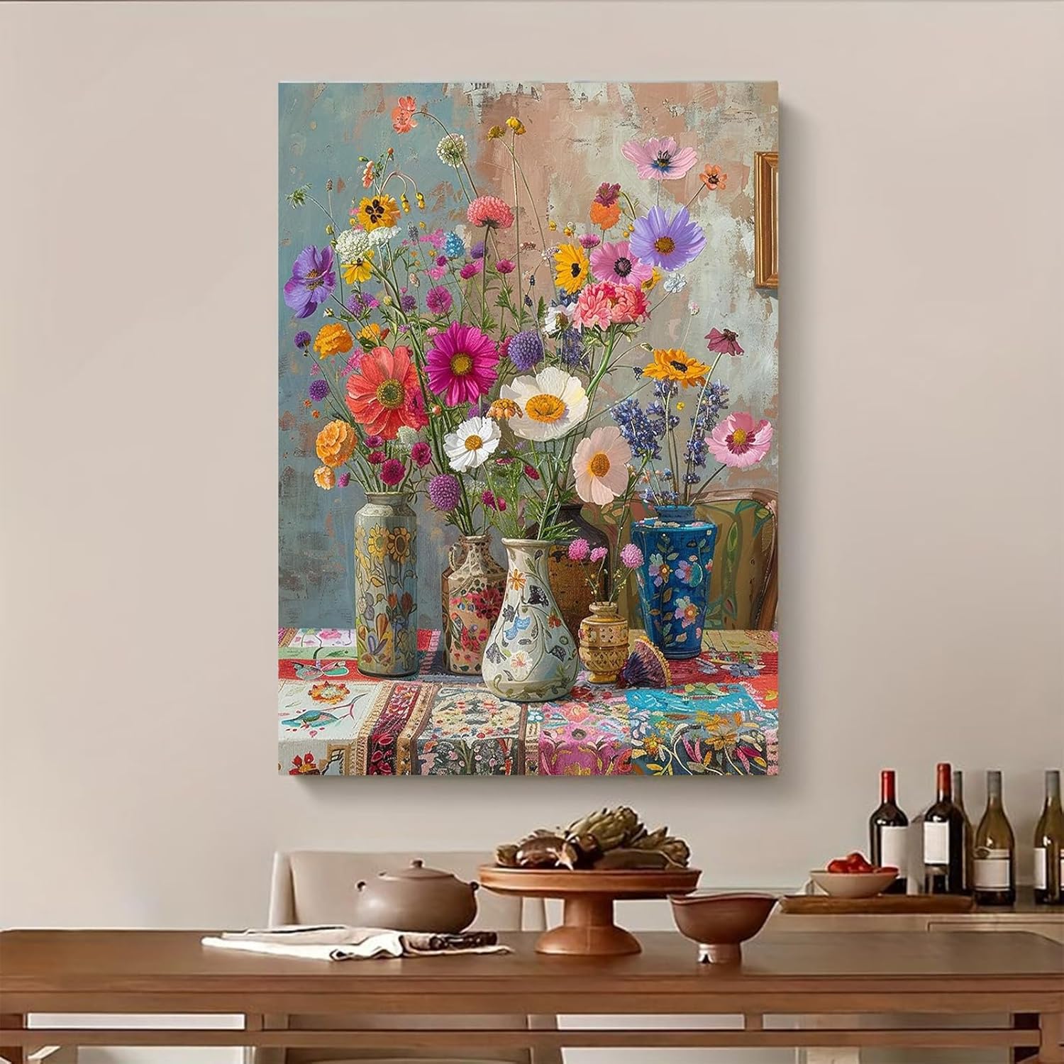 Thumbnail 3 de GOUGOUFAFA Malen nach Zahlen Blume 40×50 cm ⌚