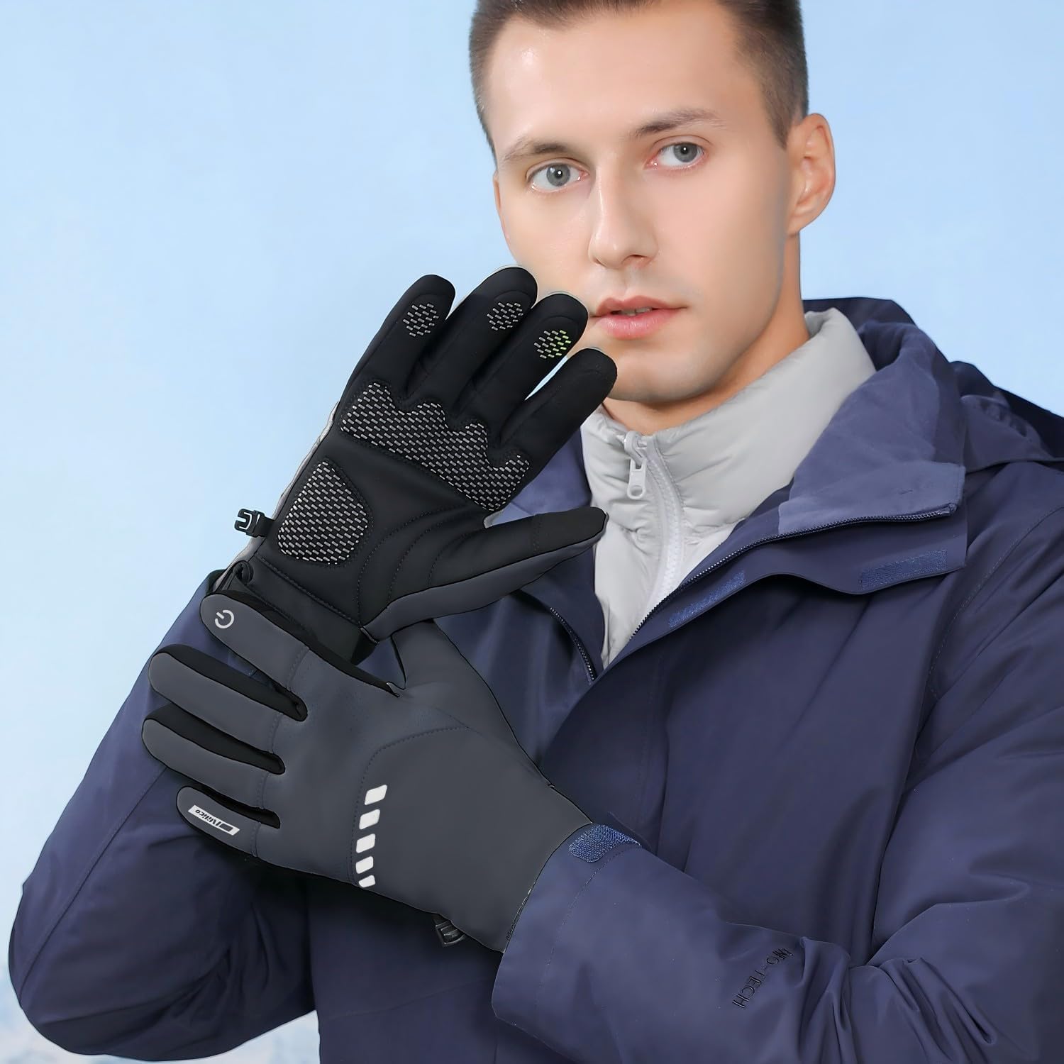 Thumbnail 5 de Vilico Winterhandschuhe Herren wasserdicht Touchscreen