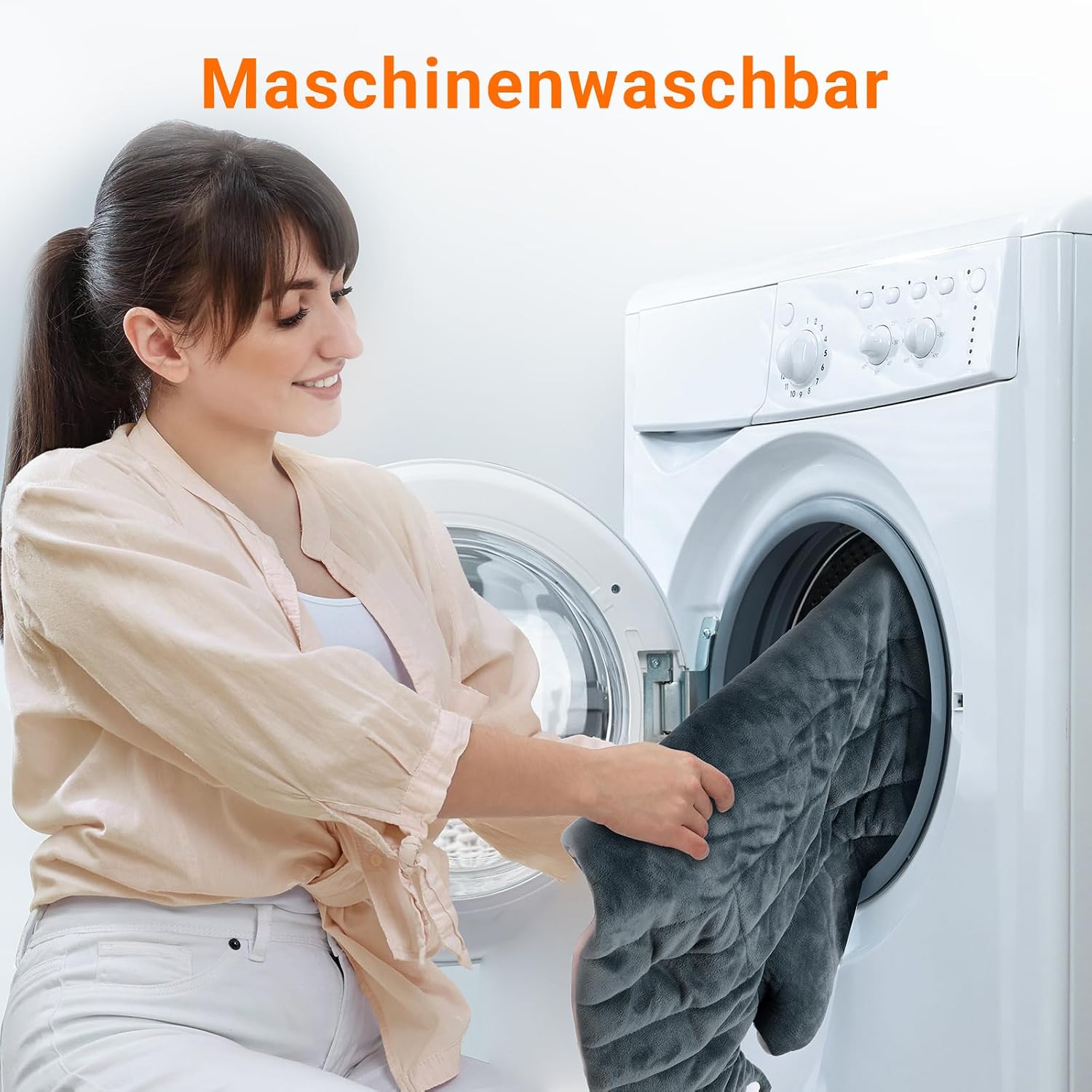 Detalle 2 de Comfytemp gewichtetes Heizkissen für Rücken, Schulter & Nacken mit 9 Wärmestufen und Abschaltautomatik