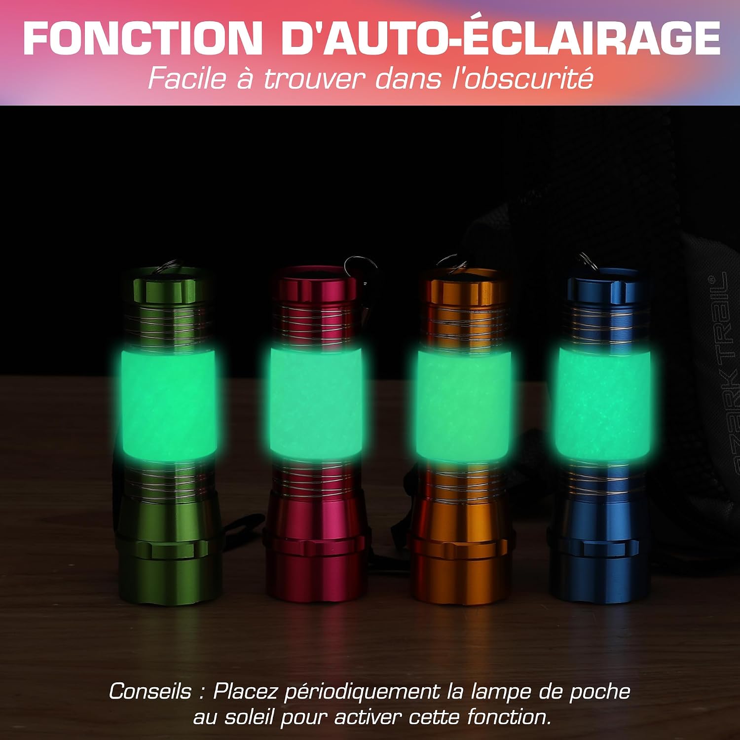 Detalle 2 de EverBrite Jeu lampe torche LED 4 pièces