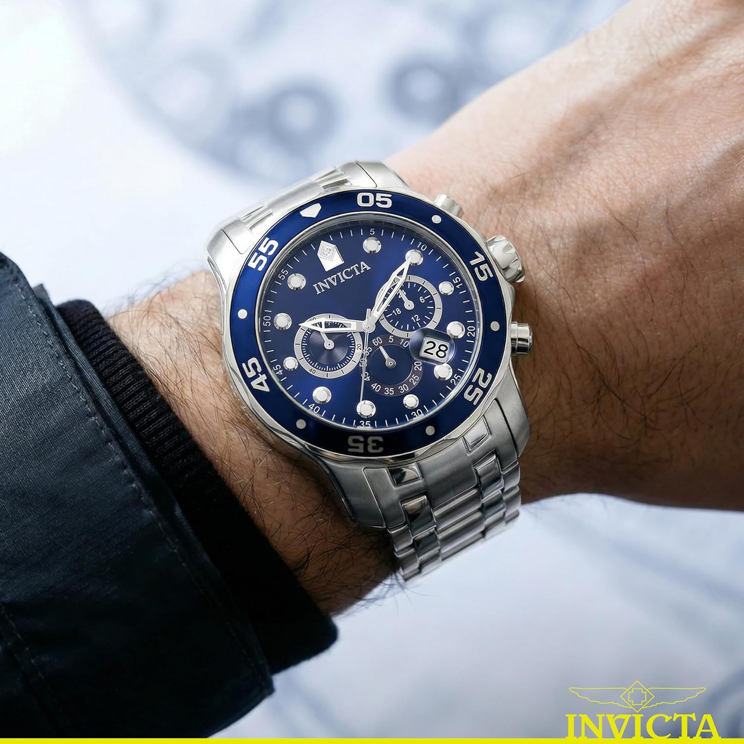 Thumbnail 1 de Invicta Pro Diver Montre Homme 48 mm – Mouvement Quartz en Acier Inoxydable