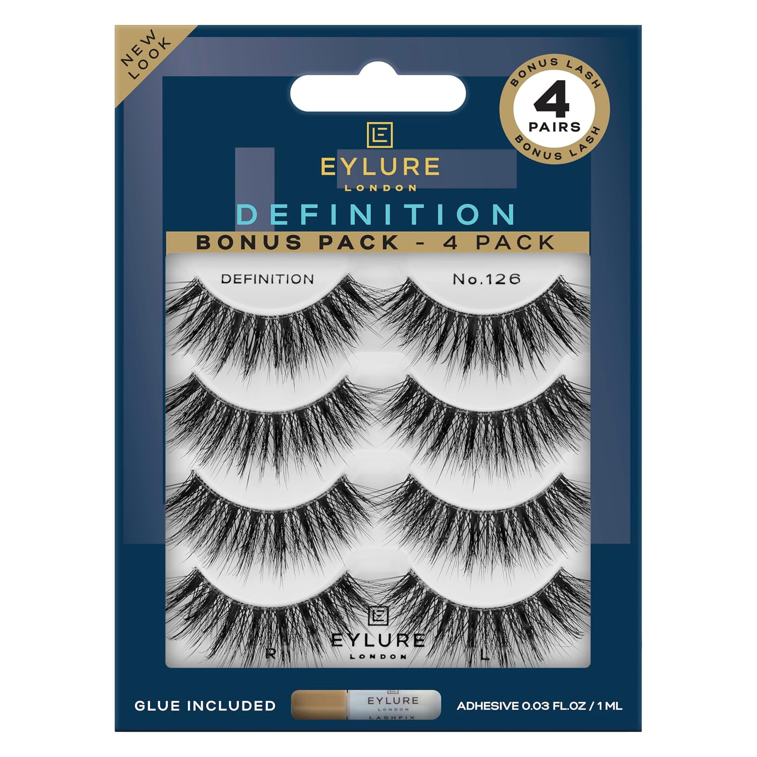 Detalle de Eylure Dramatic Definition No. 126, 4 Pairs
