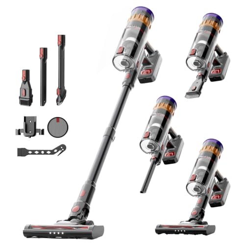 Detalle de Lefant V1 Aspirapolvere Senza Fili 40000Pa – Scopa Elettrica con LED Touch