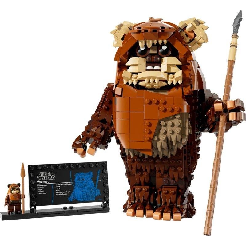 Detalle de LEGO Star Wars Wicket El Ewok 75430 — 1.010 piezas 🧩