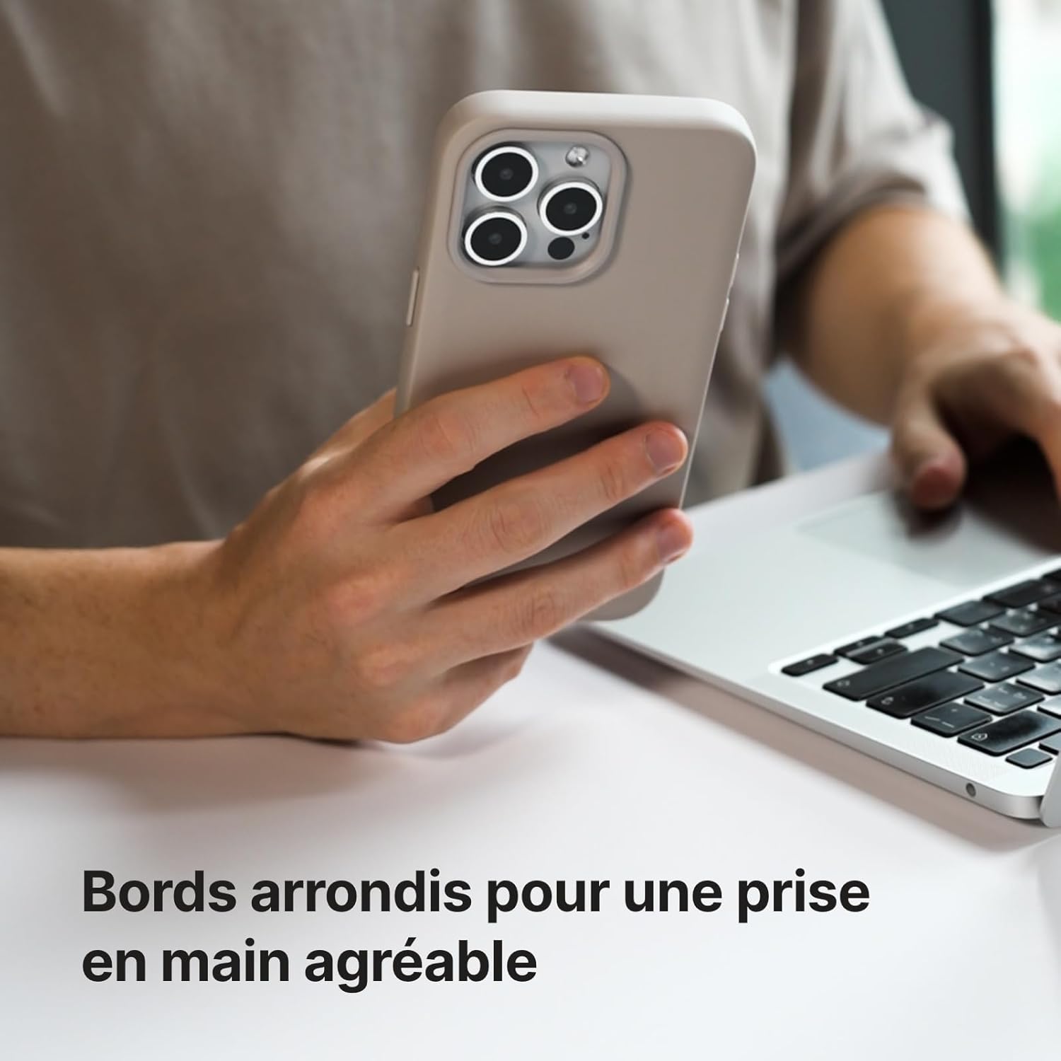 Thumbnail 2 de RhinoShield SolidSuit compatible iPhone 12 Pro Max – coque fine mate anti-chocs avec MagSafe (Perruche Verte)