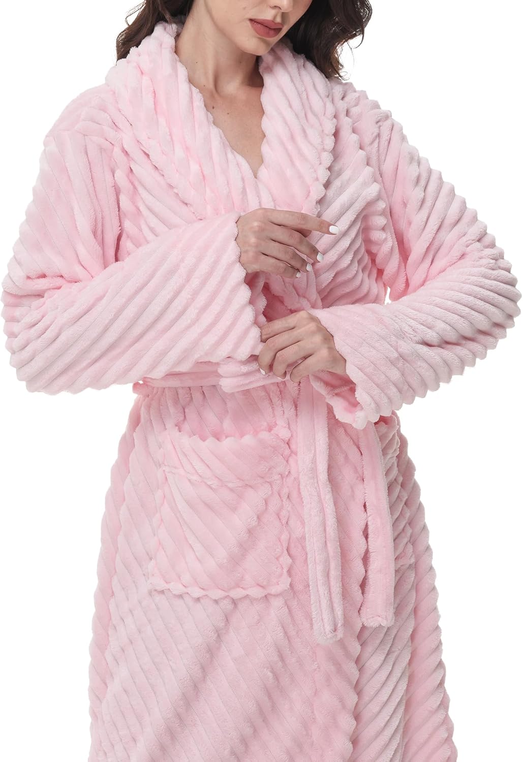 Thumbnail 3 de Yurhap Premium Robes for Women - Super Soft Cozy Fleece Bathrobe