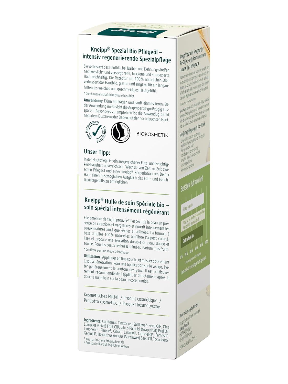 Thumbnail 3 de Kneipp Bio Pflegeöl Spezial – Hautöl für Narben & Dehnungsstreifen (100 ml)