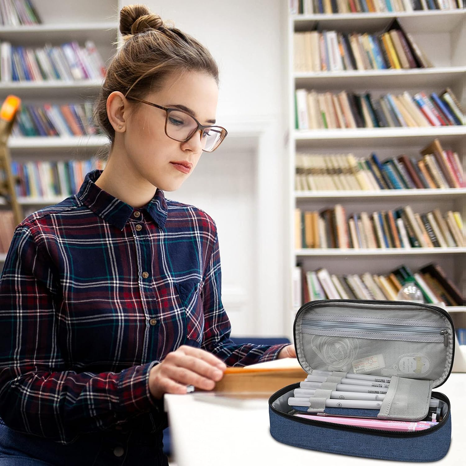 Thumbnail 6 de Gloppie Big Pencil Case Pouch 50 pens