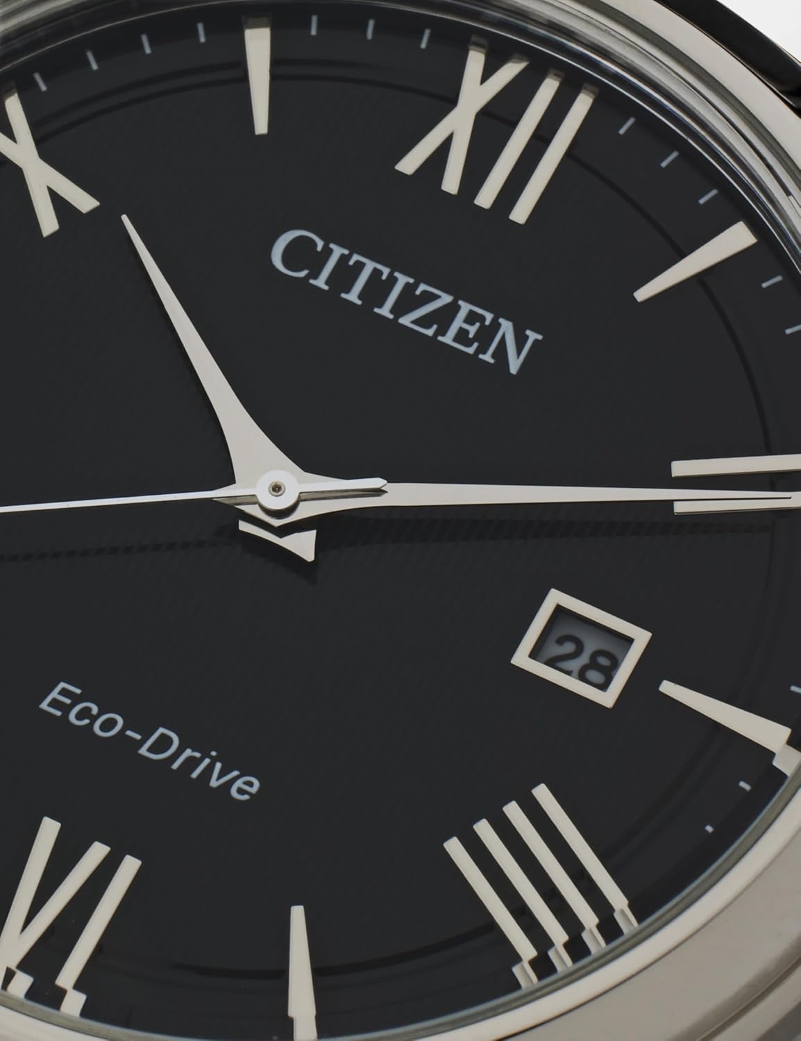 Detalle de Citizen Leather AW1231-07E Montre-Bracelet pour hommes : élégance Eco Drive
