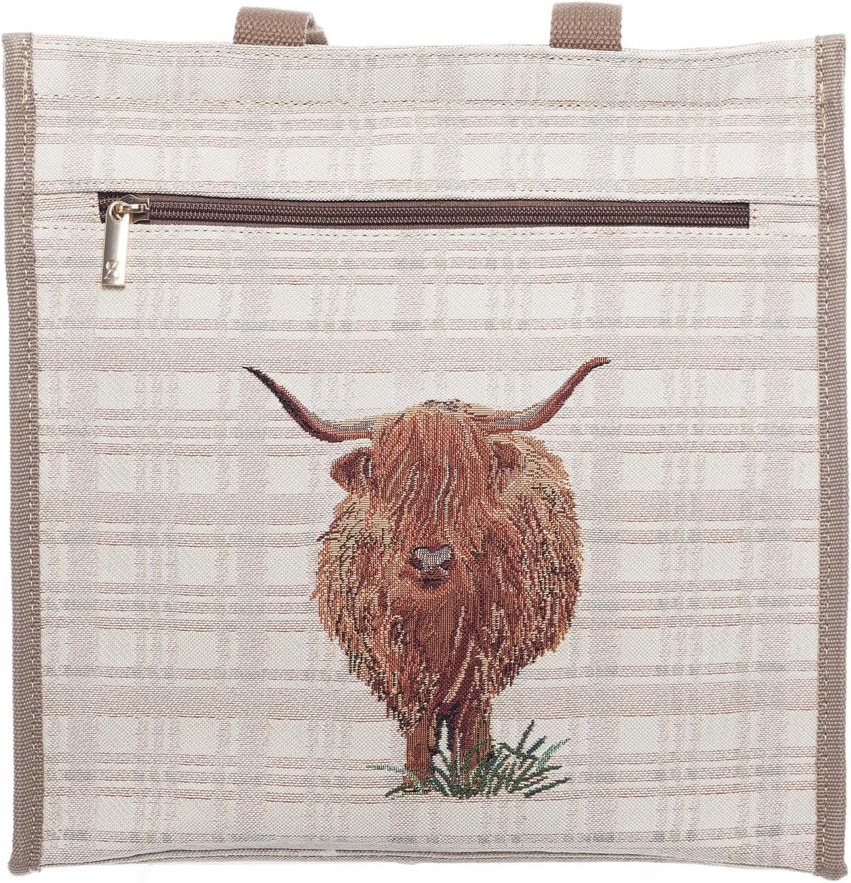 Thumbnail 2 de Signare Highland Cow Shopper Bag