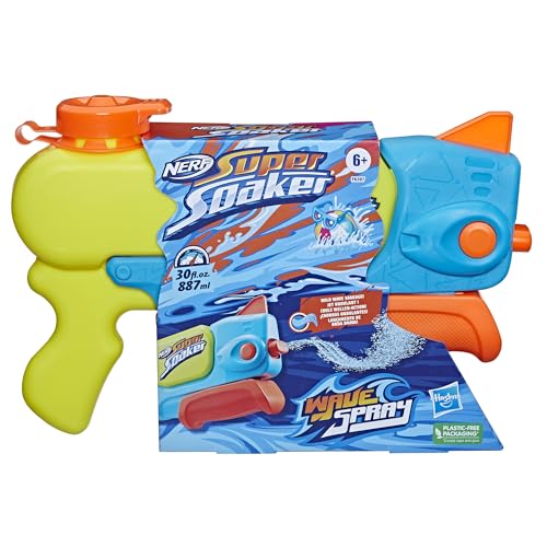 Thumbnail 1 de Nerf Super Soaker Wave Spray: Lanzador de Agua con Boquilla Móvil y Chorros Ondulantes