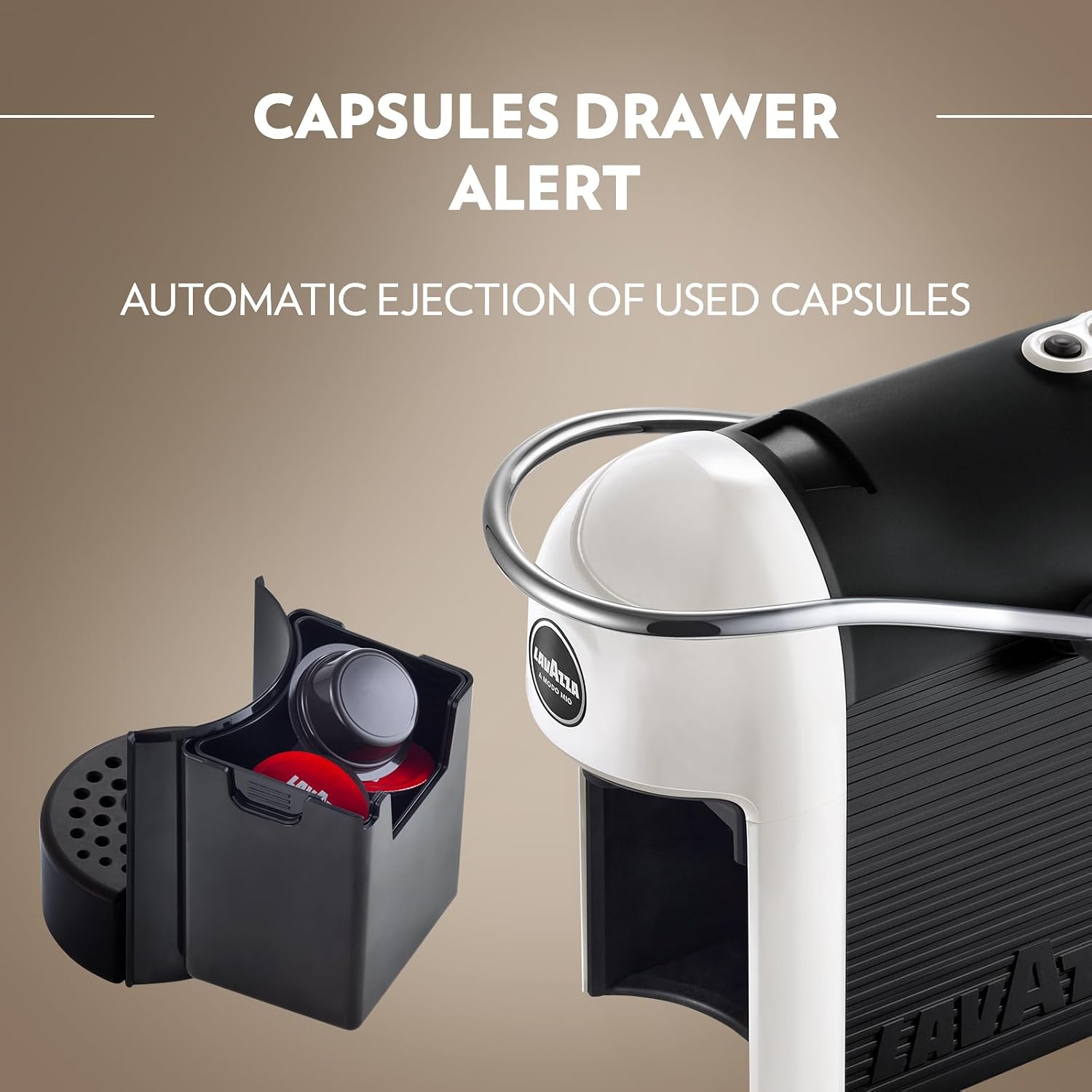 Detalle de Lavazza A Modo Mio Jolie EVO Coffee Capsule Machine