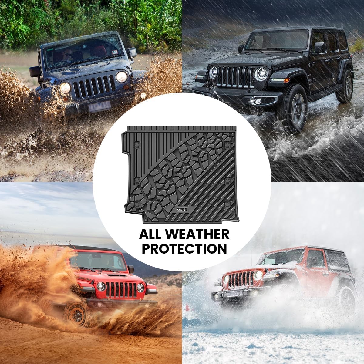 Thumbnail 6 de LASFIT Cargo Mat for Jeep Wrangler JL