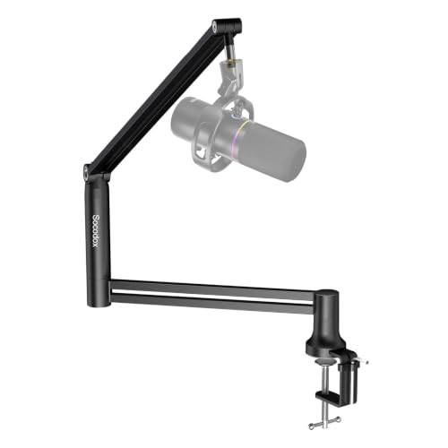 Detalle de Socodox Bras de Microphone à Profil Bas pour Streaming & Podcasting