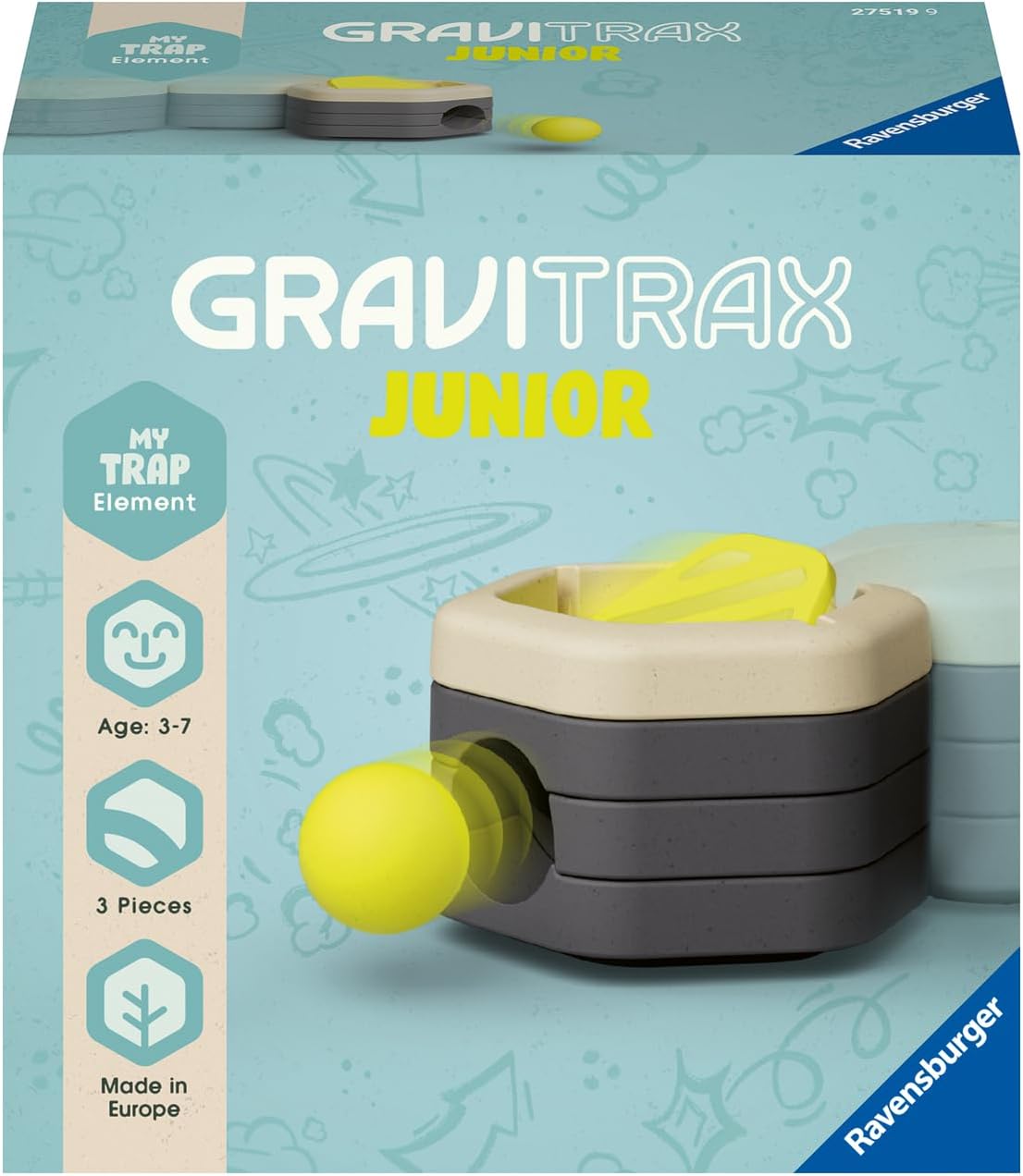 Detalle 2 de Ravensburger Gravitrax Junior – Élément My Trapdoor (27519)