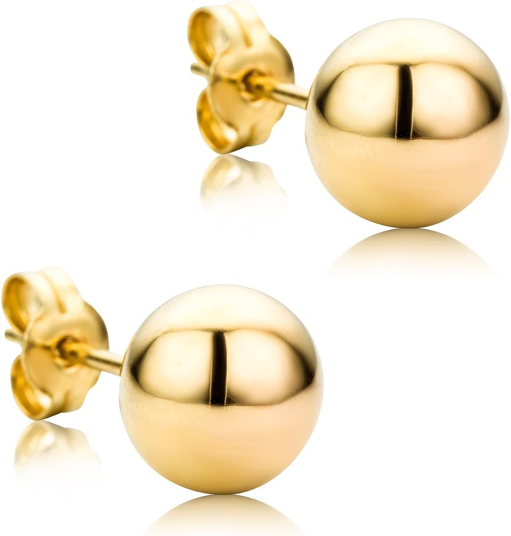 Detalle de Orovi Boucles D'Oreilles Or 9 Carats Boule