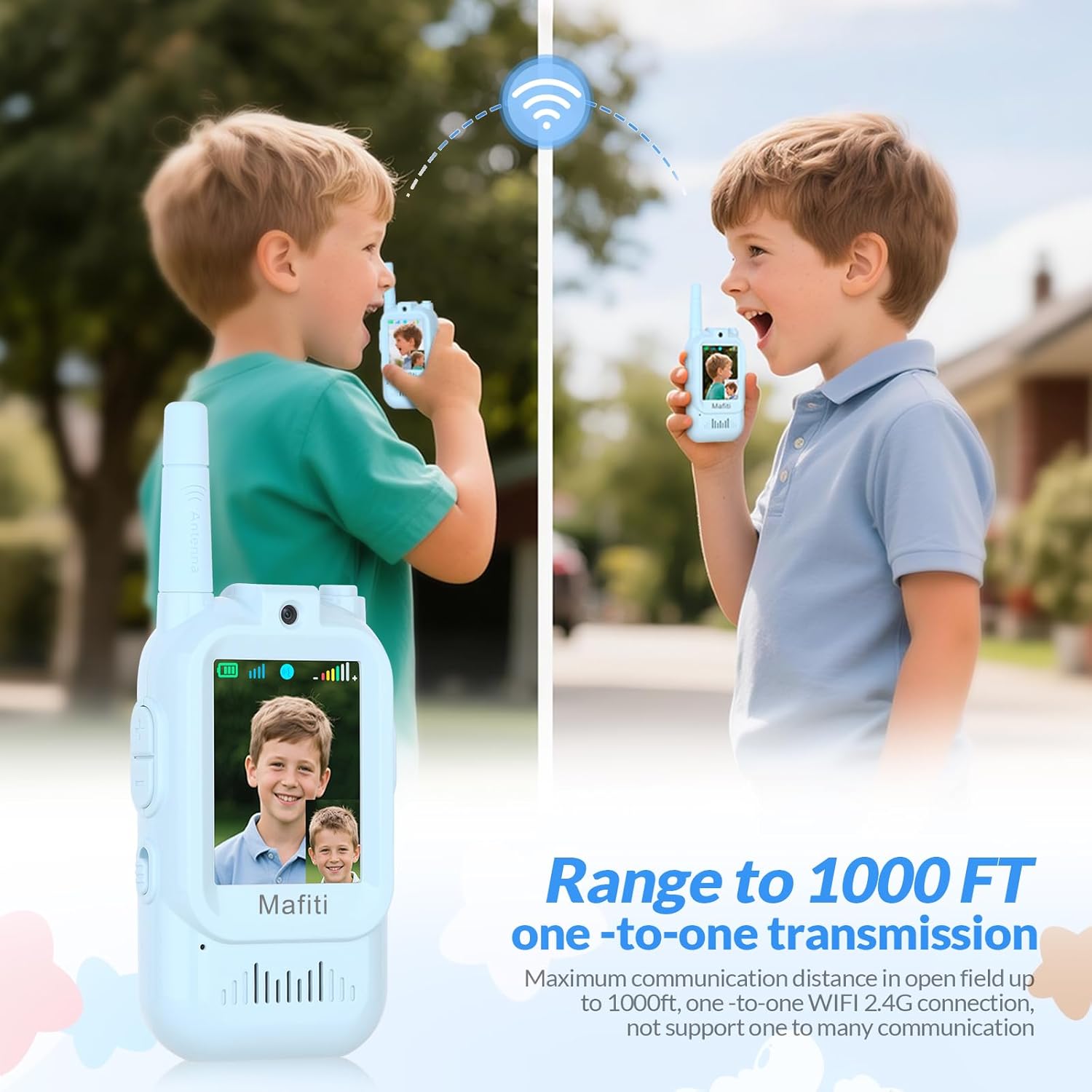 Thumbnail 3 de Mafiti Walkie Talkies para Niños con Videollamada