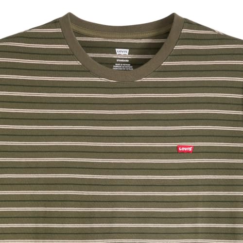 Detalle 1 de Levi's Ss Original Hm Tee Max Stripe Rosin – Hemd Tee 100% Baumwolle