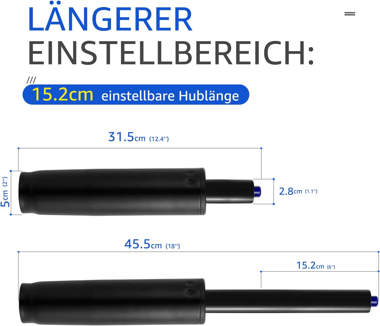 Thumbnail 1 de Mastery Mart Gasdruckfeder 297–437 mm, 450 kg Belastung