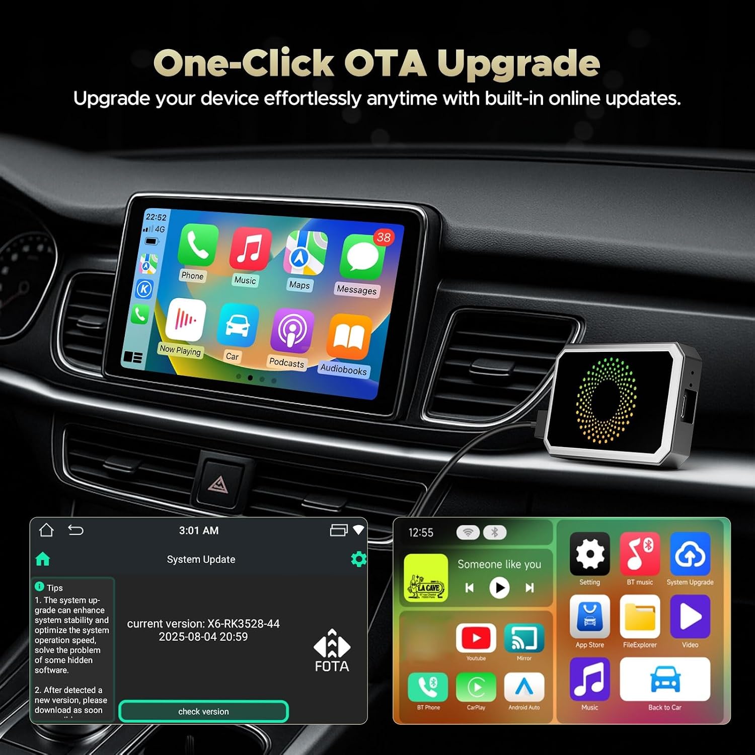 Thumbnail 4 de TOGUARDGO Wireless CarPlay Adapter, 3-in-1