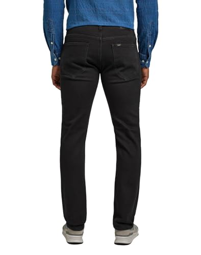 Detalle de Lee Slim Fit MVP - Jeans Negros para Hombre 👖 34W/34L