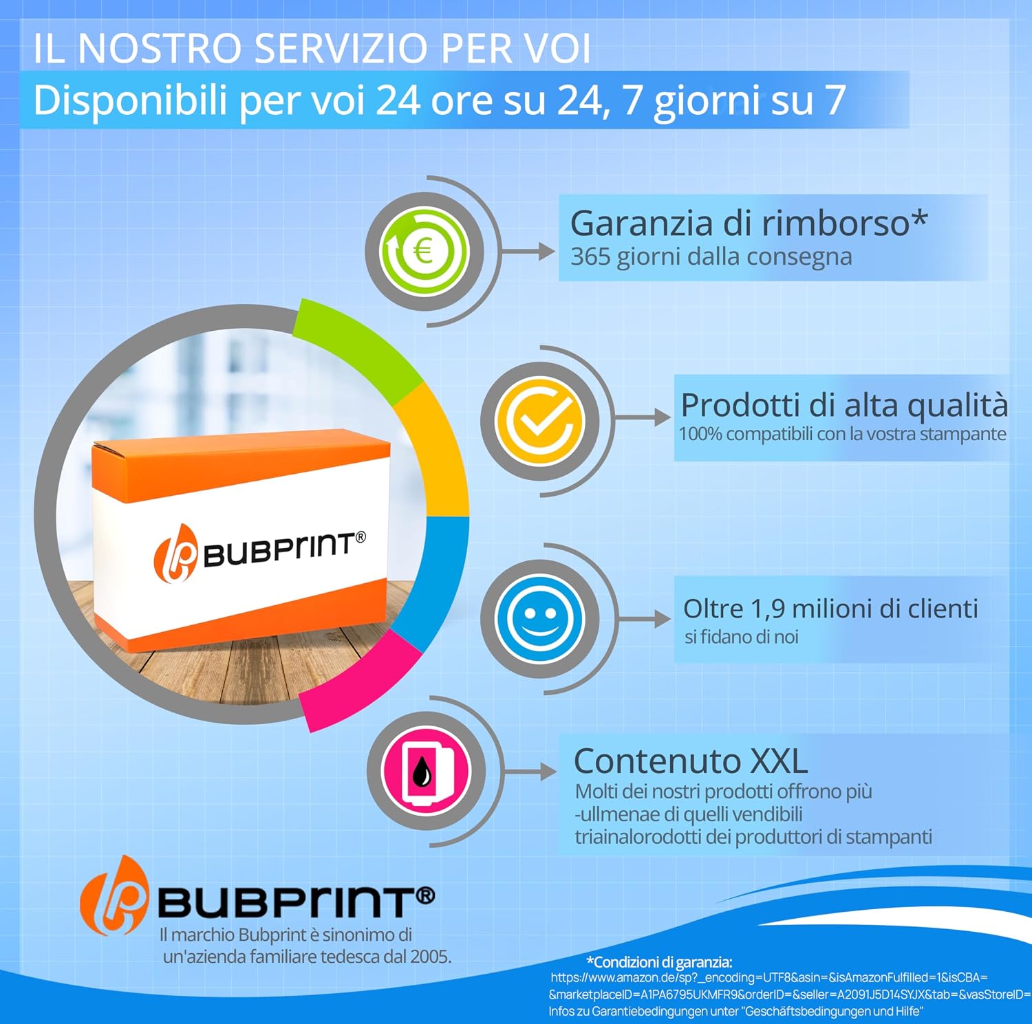 Detalle 2 de Bubprint TN2420 TN-2410 Toner Compatibile Nero – 2-Pack per Brother (Compatibilità ampia, risparmio)