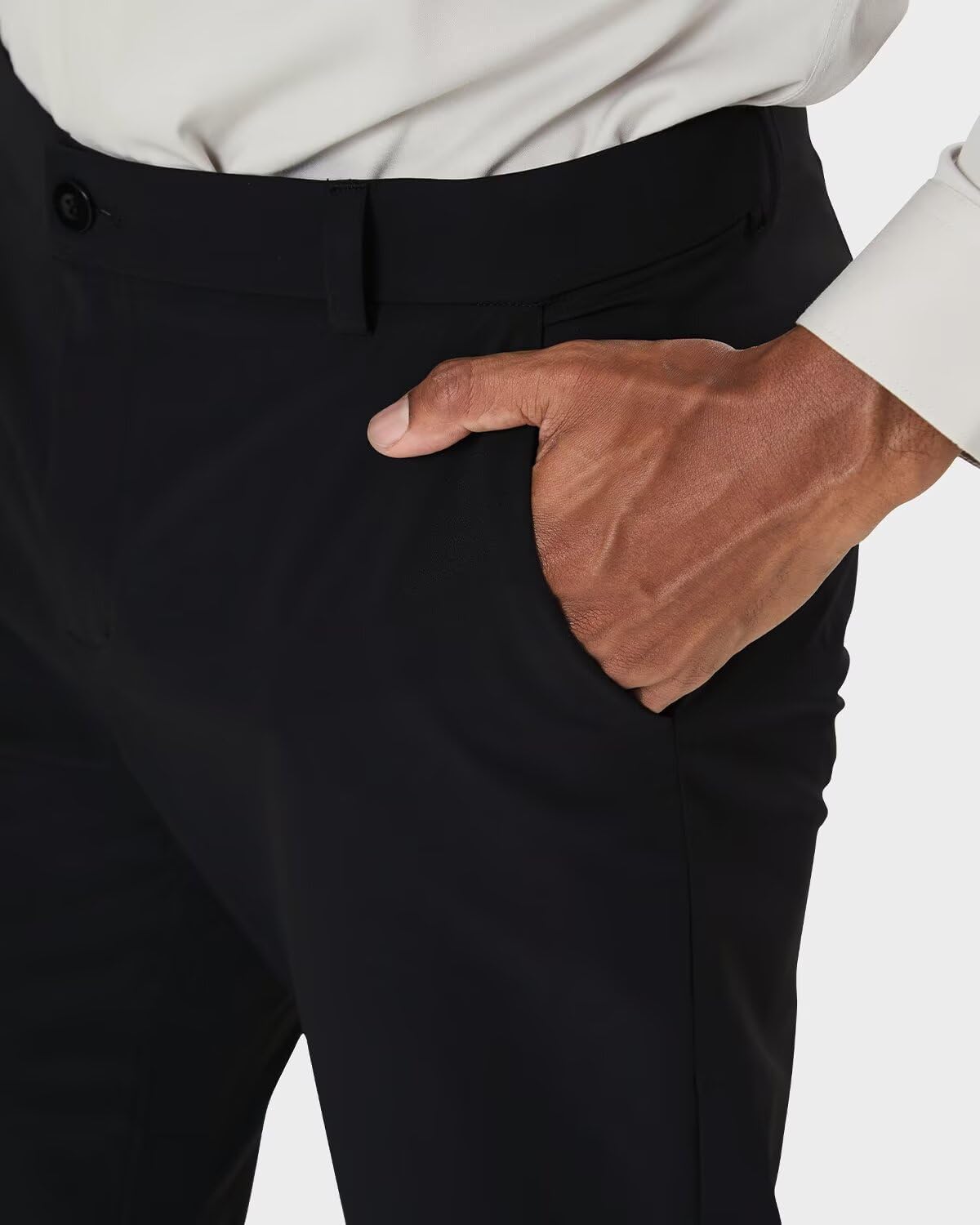 Thumbnail 4 de SNOWTEN Mens Classic Fit Golf Pants Stretch Dress Pants