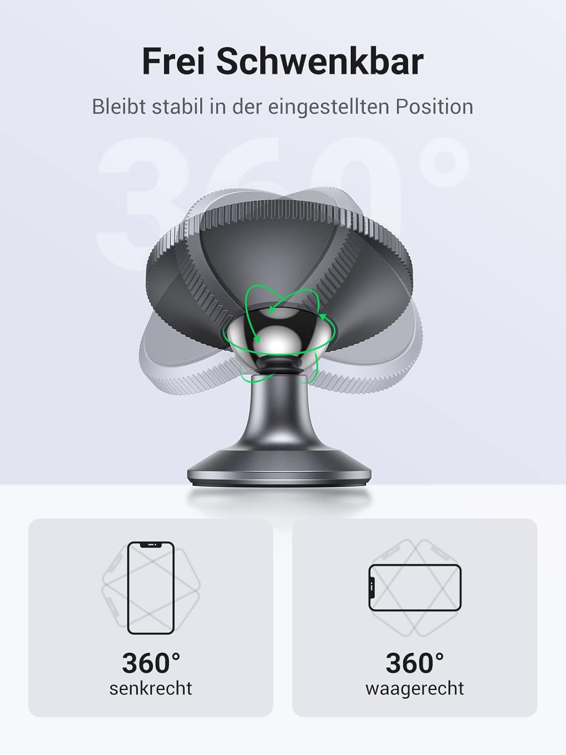 Detalle de UGREEN Magnet Handyhalterung Auto 360°