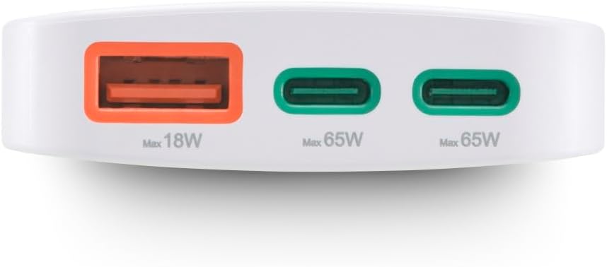 Thumbnail 6 de Hama Chargeur Rapide USB‑C GaN 65 W à 3 ports (2× USB‑C 65 W + 1× USB‑A 18 W) ultra-plat et pliable