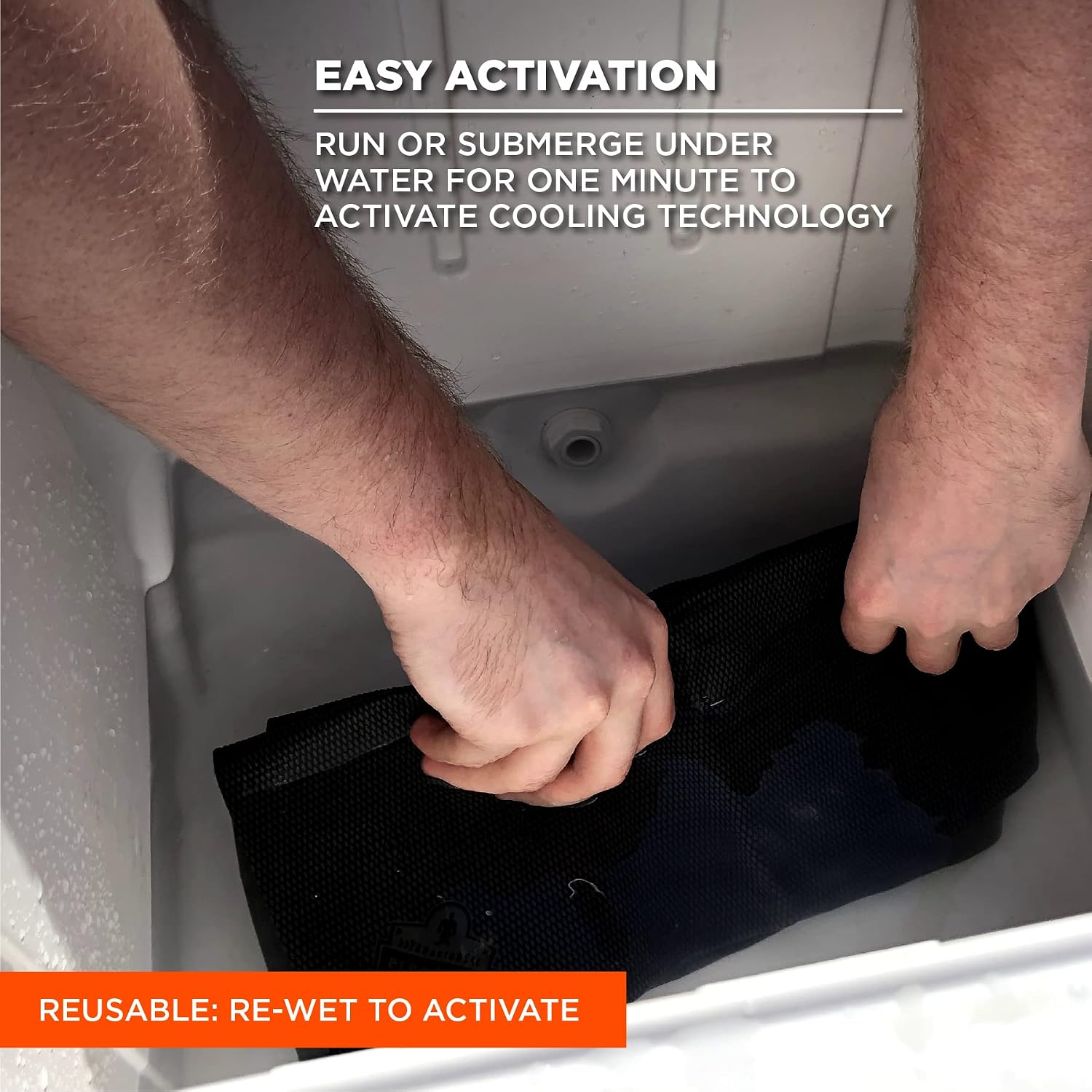 Detalle de Ergodyne Cooling Towel, 29.50 x 13.00 in