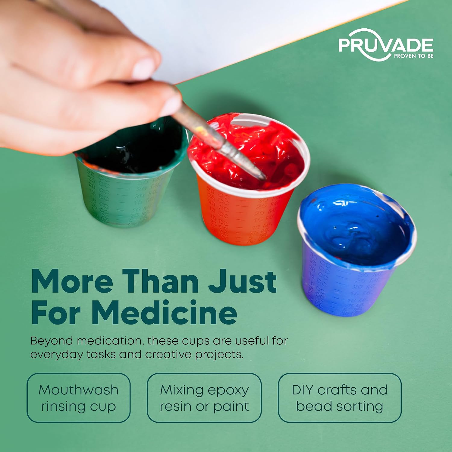 Thumbnail 5 de Pruvade 2000 Pack - 1 oz Disposable Medicine Cups with Graduated Dosage Lines