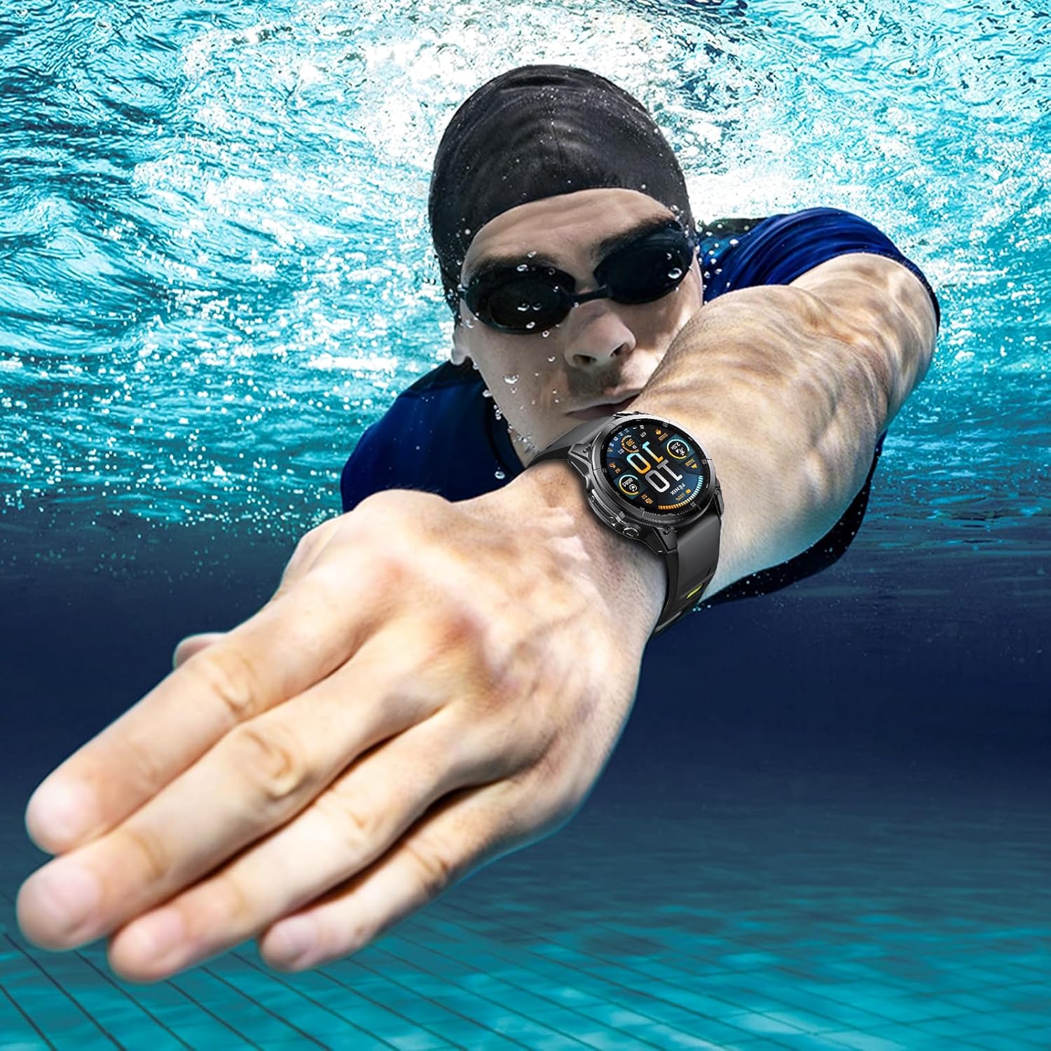 Detalle de ANBEST Cinturino Quick-fit 22mm per Garmin Fenix e altri modelli 47mm